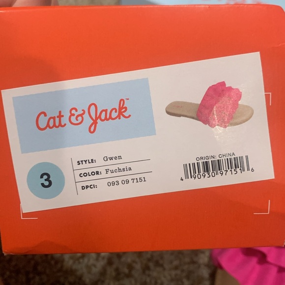 Cat and Jack Girls ‘Gwen’ Open Toe Sandals - Picture 3 of 5